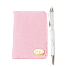 Kit Porta-Passaporte + Caneta Rosê