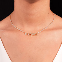 Colar Personalizado Nome Folheado